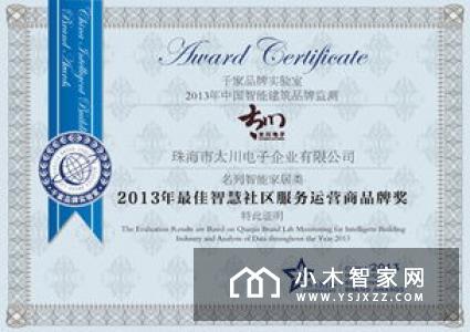 青岛奥维特智能家居荣膺315“双十佳示范品牌”称号