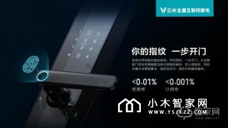 云米互联智能门锁Link发布：一开门就亮灯